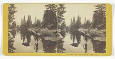 Merced River, Yosemite, Kalifornien, 1855-75. Schöpfer: Kilburn Brothers, BW Kilburn von Kilburn Brothers, BW Kilburn