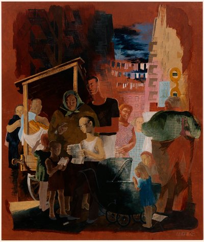 Szenen aus New York - Lower East Side (Wandbildstudie, Madison Square Postal Station, New York City) von Kindred McLeary