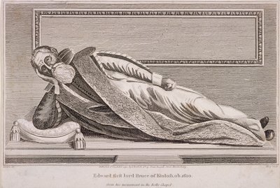 Denkmal für Sir Edward Bruce in der Rolls Chapel, Chancery Lane, London von King