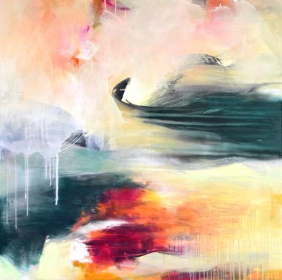 Lebhafter Abstrakter Fluss von Kirsten Handelmann