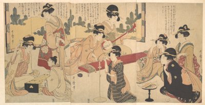 Ein fröhlicher Abend von Kitagawa Utamaro