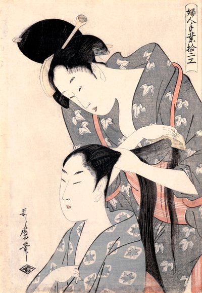 Die Friseurin von Kitagawa Utamaro