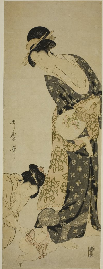 Mutter und Kind von Kitagawa Utamaro