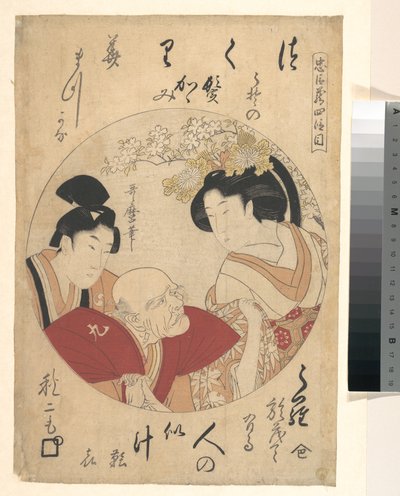 Chūshingura, vierter Akt von Kitagawa Utamaro