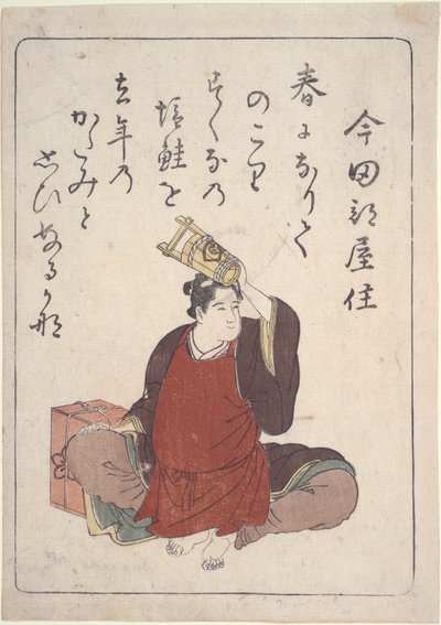 Kyoka-Dichter Imada Heyazumi von Kitao Masanobu