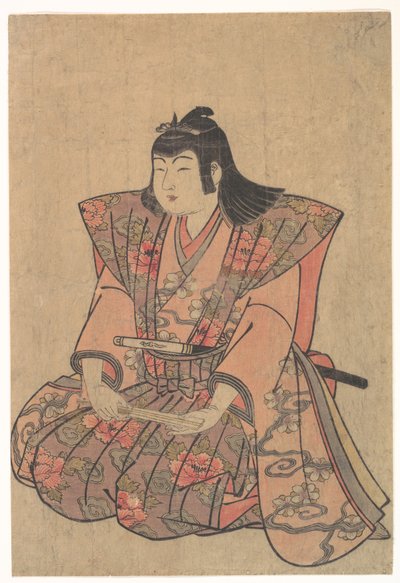 Ein Junge Sänger von Kitao Shigemasa