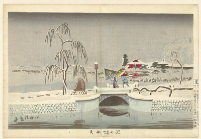 Das Benten-Heiligtum in Ikenohata von Kobayashi Kiyochika