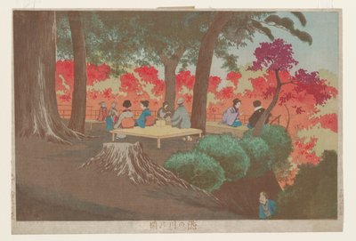 Ansicht von Takinogawa von Kobayashi Kiyochika