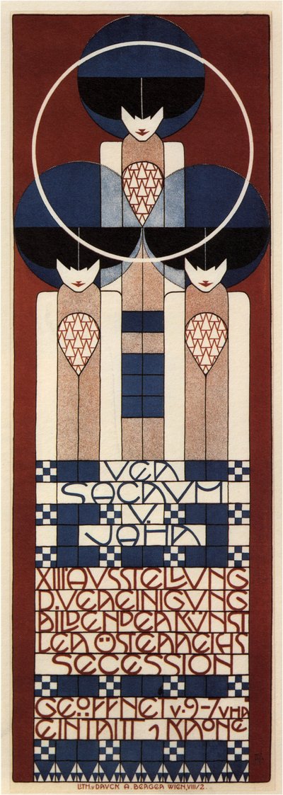 Plakat für die Wiener Secessionsausstellung, 1902 von Koloman Moser