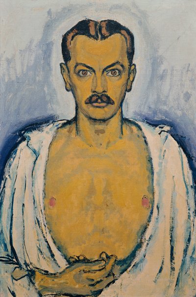 Selbstporträt, ca. 1915 von Koloman Moser