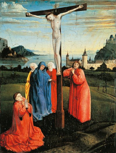 Christus am Kreuz, ca. 1430-33 von Konrad Witz