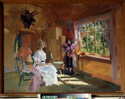 Im Zimmer von Konstantin Alekseevich Korovin