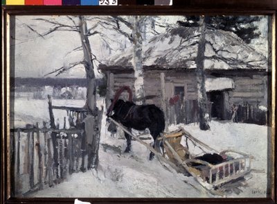 Winter von Konstantin Alekseevich Korovin