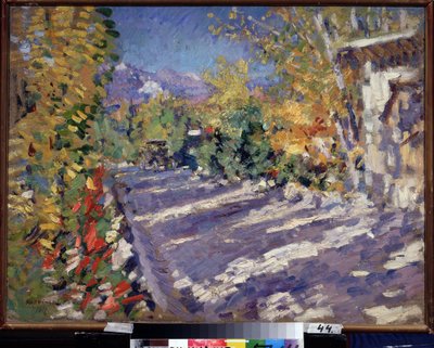 Die Straße nach Gurzuf von Konstantin Alekseevich Korovin