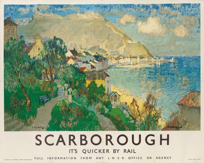Ein Werbeplakat für Scarborough von Konstantin Ivanovich Gorbatov