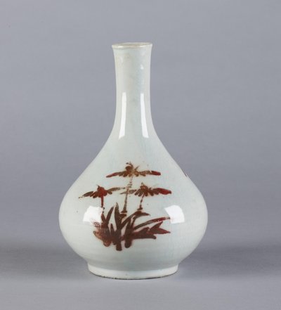 Flasche mit Blumendesign, Yi-Dynastie von Korean School