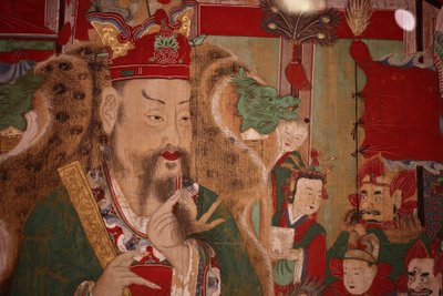 Ogwan, der vierte König der Hölle (Detail), 1798 von Korean School