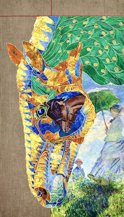 Lebhafter Pferdeeindruck von Kostyantin Malginov