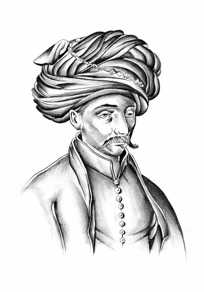 Würdiger Mann im Turban von Kulik