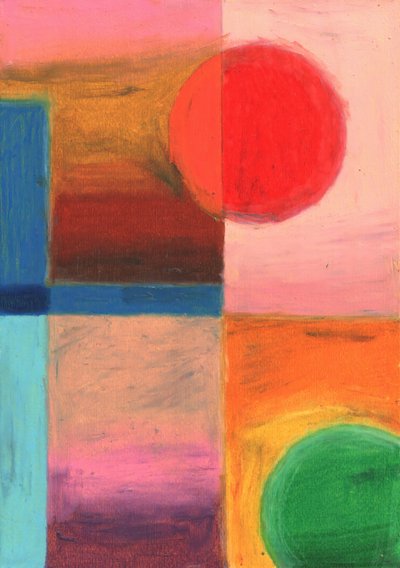 Geometrische Farbblöcke von Kulik