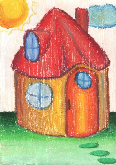 Fröhliches kleines Haus von Kulik