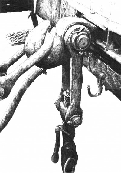 Industrielles Maschinendetail von Kulik