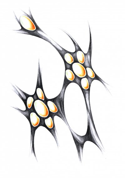 Leuchtende Organische Formen von Kulik