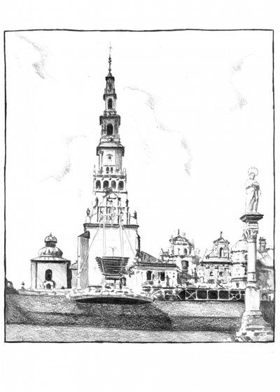 Ornate Kirchturm Stadtansicht von Kulik