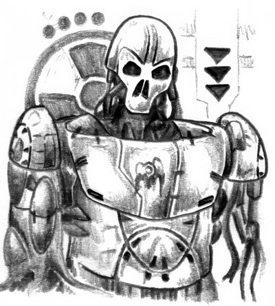 Robotischer Schädelkrieger von Kulik