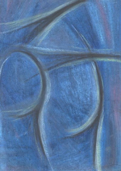 Sinnliche blaue Formen von Kulik