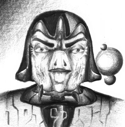 Strenger Sci-Fi Ältester von Kulik