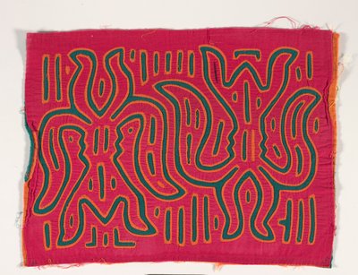 Hemdtafel (Mola), ca. 1950 von Kuna Indian Culture