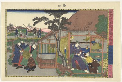 Der sechste Akt (Szenen aus der Geschichte von Kanadehon Chushingura) von Kuniteru