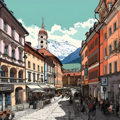 Innsbruck, Zeichentrickfilm 3 von Kurt Heppke