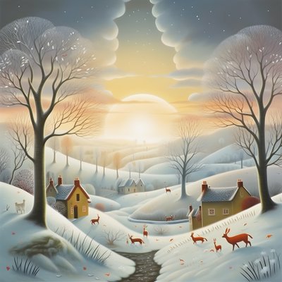 Romantische Landschaft 4 von Kurt Heppke