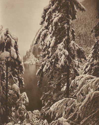 Der Königssee bei Berchtesgaden (s/w Foto) von Kurt Hielscher