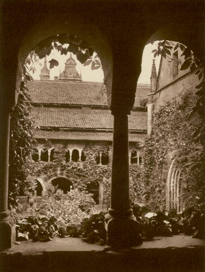 Hildesheim, Dom, Kreuzgang (s/w Foto) von Kurt Hielscher