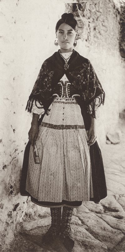 Spanien: Lagartera-Kostüm, Provinz Toledo von Kurt Hielscher