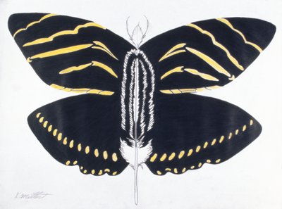 Gefiederter Schmetterling, 2004 von Kurtis L. Miller