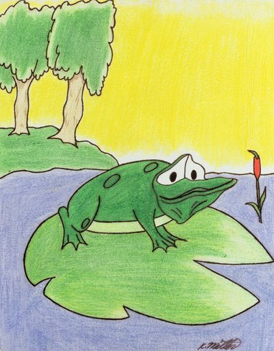 Seerosenfrosch, 2005 von Kurtis L. Miller