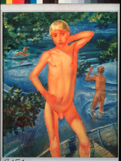Badende Jungen von Kuzma Sergeevich Petrov Vodkin