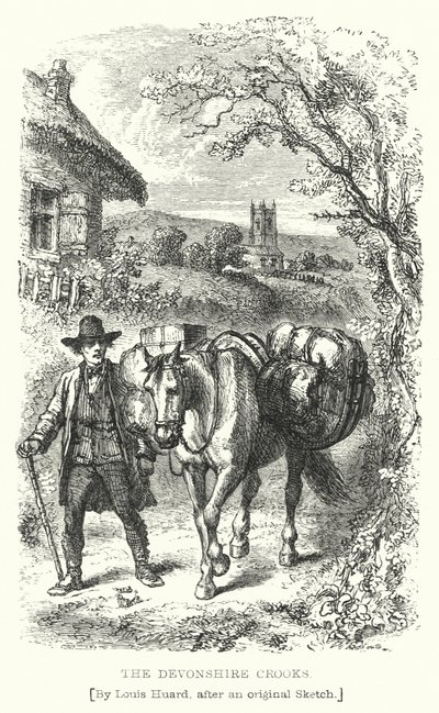 Die Devonshire Crooks (Stich) von L. Huard