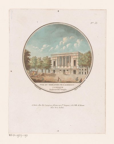 Ansicht des Théâtre de l