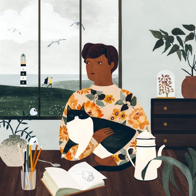 Wolkiger Nachmittag, 2019 von Léa Le Pivert