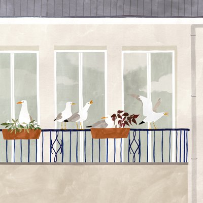 Möwensaison, 2020 von Léa Le Pivert