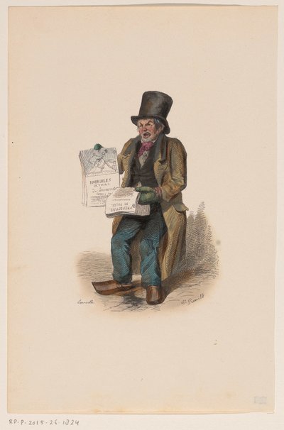 Zeitungsverkäufer von Laireille