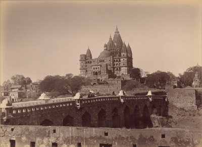 Der Große Tempel vom Fort, Orcha von Lala Deen Dayal