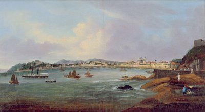 Hafen von Macao, China von Lam Qua (attr. to)