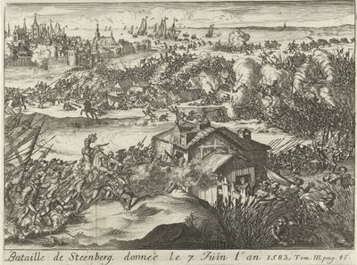 Schlacht von Steenberg, 7. Juni 1583 von Lamberecht Causé