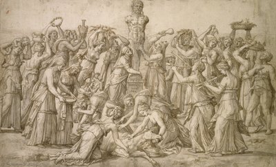 Opfer an Priapus, 1540 von Lambert Lombard
